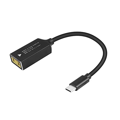 GINTOOYUN PD65W Lenovo Quadratischer Mund USB-C Ladekabel Typ-C Ladegerät Netzteilkabel für Laptops, Handys, Tablets, Aufladbares (7 Inch) von GINTOOYUN