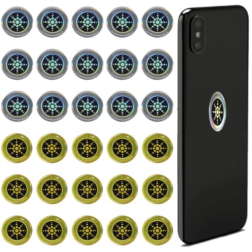 GIONAR 30pcs Strahlenschutz Handy,Strahlenschützer,Strahlenschutz Handy Aufkleber,Handystrahlung Blockieren,Emf Blocker,Strahlenschutz von GIONAR