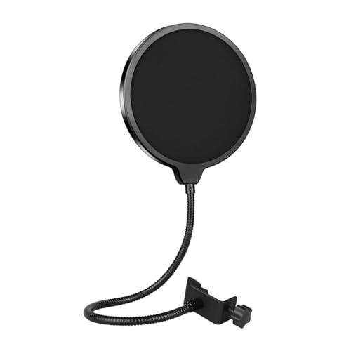 GIONAR Pop-Filter für Mikrofon, universeller 360° flexibler Schwanenhalsmikrofon, Windschutzscheibe, kompatibel mit Blue Yeti & Studio Mikrofonen GIONAR Pop-Filter für Mikrofon, universeller 360° flexibler Schwanenhalsmikrofon, Windschutzscheibe, kompatibel mit Blue Yeti & Studio Mikrofonen von GIONAR