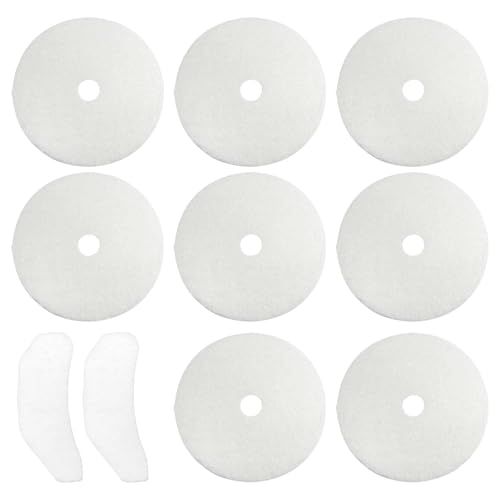 GIONAR Universal Wäschetrockner-Tuchauspuff mit 2 Lufteinlassfiltern, Polyesterfaser-Filter, Baumwolltrockner-Zubehör, Ersatzteile, kompatibel mit verschiedenen Wäschetrockner-Modellen, 10 Stück GIONAR Universal Wäschetrockner-Tuchauspuff mit 2 Lufteinlassfiltern, Polyesterfaser-Filter, Baumwolltrockner-Zubehör, Ersatzteile, kompatibel mit verschiedenen Wäschetrockner-Modellen, 10 Stück von GIONAR