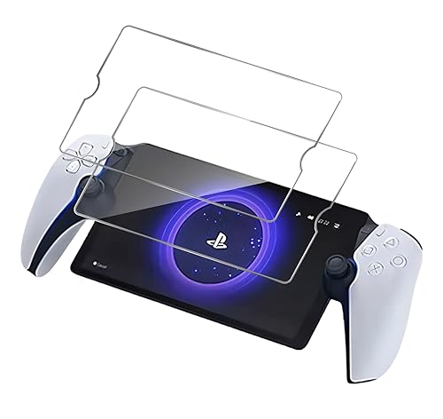 GIOPUEY [2 Stück Panzer Schutz Glas Kompatibel mit Playstation Portal Remote Play, Glas mit hoher Durchlässigkeit, Kratzfest, Kompatible Hülle, ölbeständig, Schutzfolie GIOPUEY [2 Stück Panzer Schutz Glas Kompatibel mit Playstation Portal Remote Play, Glas mit hoher Durchlässigkeit, Kratzfest, Kompatible Hülle, ölbeständig, Schutzfolie von GIOPUEY