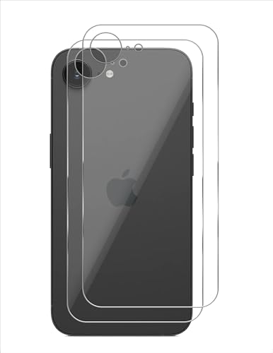 GIOPUEY [2 Stück Rückseite Folie Kompatibel mit iPhone 16e, Ultra Dünn Flexibles TPU, Kratzfest, Kompatible Hülle, ölbeständig, Glatt - Transparent GIOPUEY [2 Stück Rückseite Folie Kompatibel mit iPhone 16e, Ultra Dünn Flexibles TPU, Kratzfest, Kompatible Hülle, ölbeständig, Glatt - Transparent von GIOPUEY
