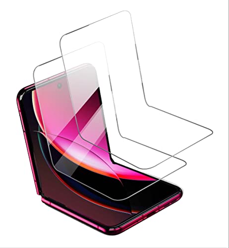 GIOPUEY [2 Stück Schutzfolie Kompatibel mit Motorola Razr 40/40 Ultra, Ultra Dünn Flexibles TPU, Kratzfest, Kompatible Hülle, ölbeständig, Glatt von GIOPUEY