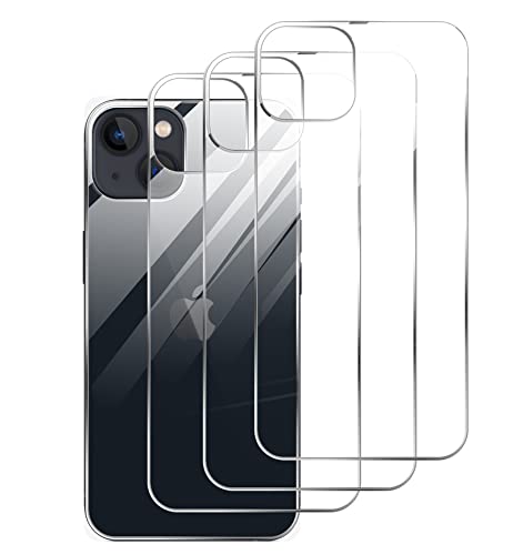 GIOPUEY[3 Stück Rückseite Folie Kompatibel mit iPhone 14, iPhone 14 Rückseite Schutzfolie, Gehärtetes Glas, Hohe Transparenz, Kratzfest, Rutschfest - transparent von GIOPUEY
