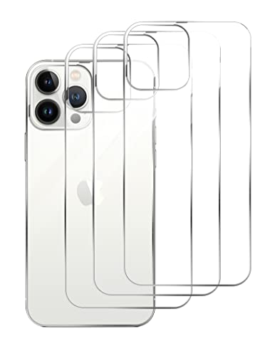 GIOPUEY[3 Stück Rückseite Folie Kompatibel mit iPhone 14 Pro Max, iPhone 14 Pro Max Rückseite Schutzfolie, Gehärtetes Glas, Hohe Transparenz, Kratzfest, rutschfest - transparent von GIOPUEY