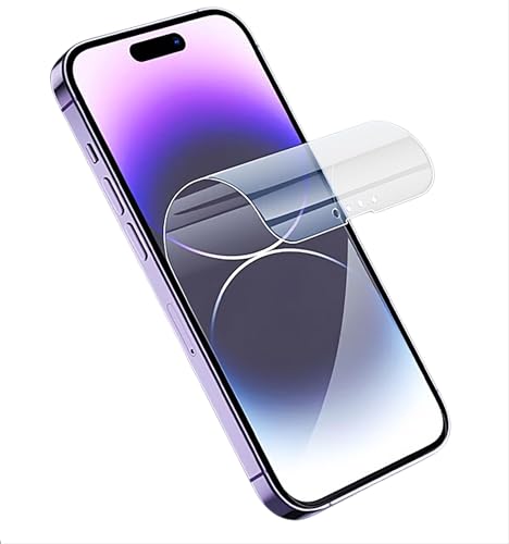 GIOPUEY [3 Stück Schutzfolie Kompatibel mit iPhone 13 Pro, Ultra Dünn Flexibles TPU, Kratzfest, Kompatible Hülle, ölbeständig, Glatt von GIOPUEY