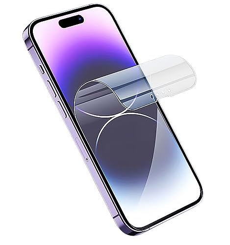 GIOPUEY [3 Stück Schutzfolie Kompatibel mit iPhone 15, Ultra Dünn Flexibles TPU, Kratzfest, Kompatible Hülle, ölbeständig, Glatt von GIOPUEY