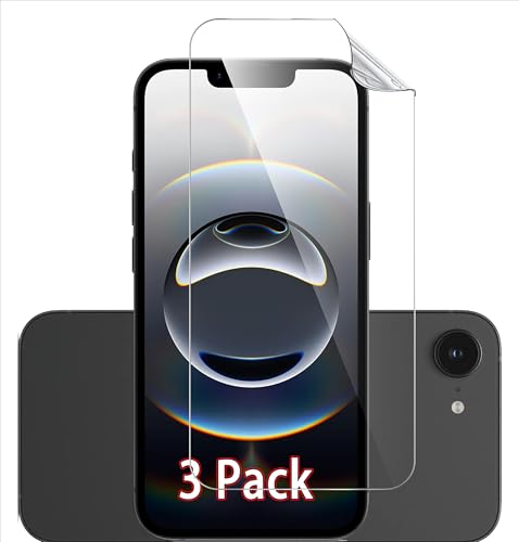 GIOPUEY [3 Stück Schutzfolie Kompatibel mit iPhone 16e, Ultra Dünn Flexibles TPU, Kratzfest, Kompatible Hülle, ölbeständig, Glatt - Clear von GIOPUEY
