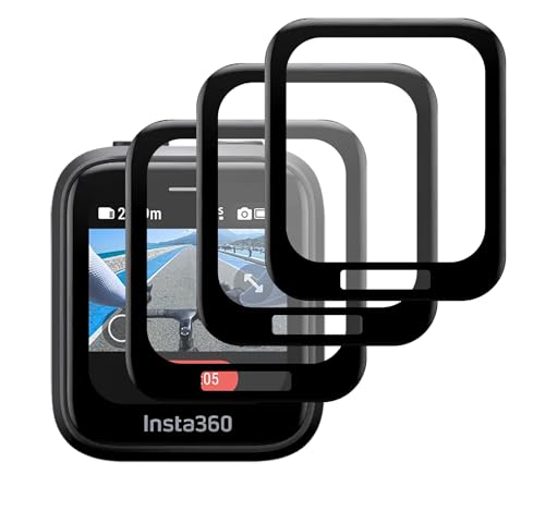 GIOPUEY 3 Stück Schutzfolie für Insta360 GPS Preview Remote, [Vollständige Abdeckung] HD Verbundwerkstoff Ultradünn Folie, [Anti-Kratzer] [Anti-Reflex] - Durchsichtig von GIOPUEY