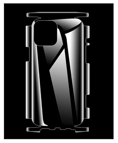 GIOPUEY[4 Stück Rückseite Folie Kompatibel mit iPhone 14 Pro Max, iPhone 14 Pro Max Rückseite Schutzfolie, Weiches TPU, Dünn, Hohe Transparenz, Schützende Grenze - transparent von GIOPUEY