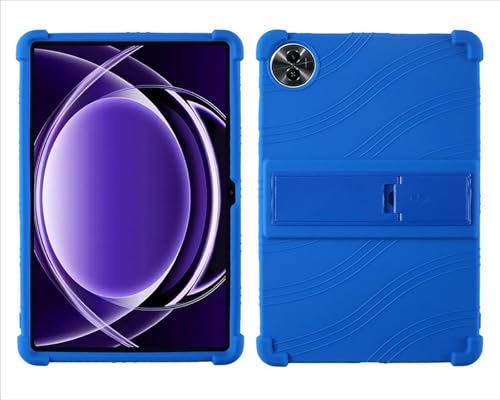 GIOPUEY Hülle Kompatibel mit DOOGEE U11 - mit Ständer - Weiche TPU Silikon Schutzhülle - Airbag Sturzschutz Case - Dark Blue von GIOPUEY