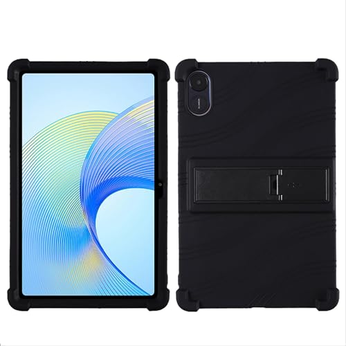 GIOPUEY Hülle Kompatibel mit Honor Pad X9 - mit Ständer - Weiche TPU Silikon Schutzhülle - Airbag Sturzschutz Case - Black von GIOPUEY