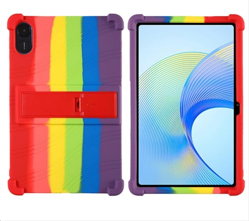 GIOPUEY Hülle Kompatibel mit Honor Pad X9 - mit Ständer - Weiche TPU Silikon Schutzhülle - Airbag Sturzschutz Case - Colorful von GIOPUEY