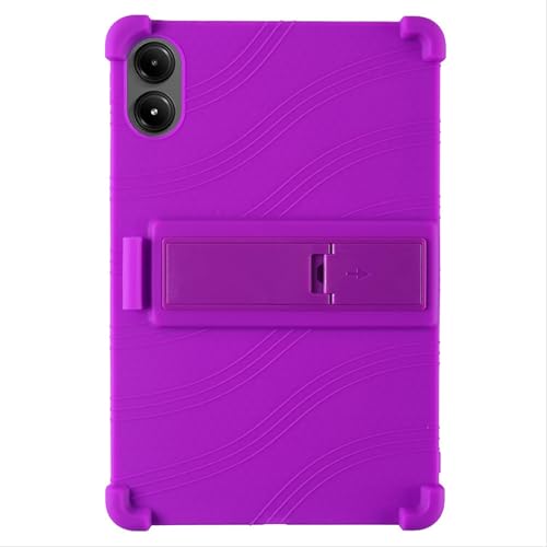 GIOPUEY Hülle Kompatibel mit Redmi Pad Pro 12.1 - mit Ständer - Weiche TPU Silikon Schutzhülle - Airbag Sturzschutz Case - Purple GIOPUEY Hülle Kompatibel mit Redmi Pad Pro 12.1 - mit Ständer - Weiche TPU Silikon Schutzhülle - Airbag Sturzschutz Case - Purple von GIOPUEY