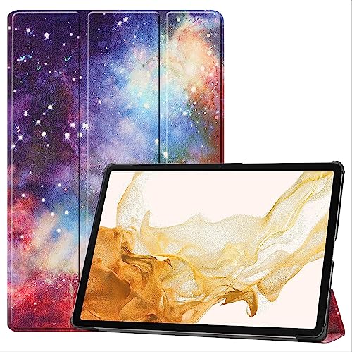 GIOPUEY Hülle Kompatibel mit Samsung Galaxy Tab S9 Plus, Flip Case [Bracket-Funktion] 360° Schutz - Galaxy von GIOPUEY