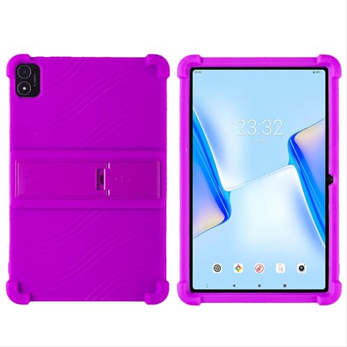 GIOPUEY Hülle Kompatibel mit Teclast M40 Plus/P40S/P40 HD - mit Ständer - Weiche TPU Silikon Schutzhülle - Airbag Sturzschutz Case - Purple von GIOPUEY
