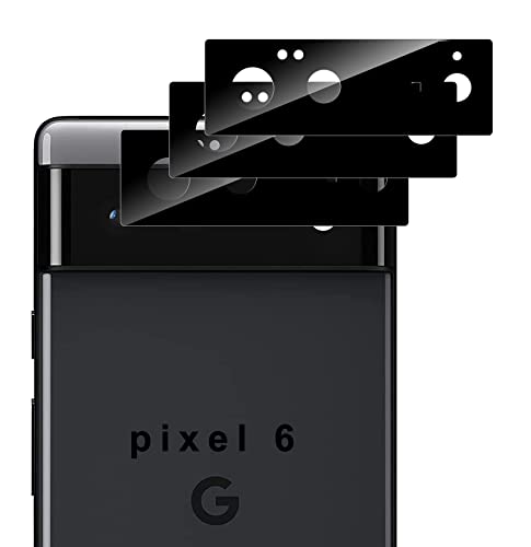 GIOPUEY Kamera Glas Schutzfolie Kompatibel mit Google Pixel 6, [3 Stück] 2.5D Ultradünnes Glas Schutzfolie [Kratzfest] 360° Schutzkamera,Kamera Glas Schutzfolie für Google Pixel 6 von GIOPUEY
