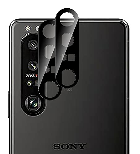 GIOPUEY Kamera Glas Schutzfolie Kompatibel mit Sony Xperia 1 III, 2 Stück 2.5D Ultradünnes Glas Schutzfolie [Kratzfest] 360° Schutzkamera,Kamera Glas Schutzfolie für Sony Xperia 1 III von GIOPUEY