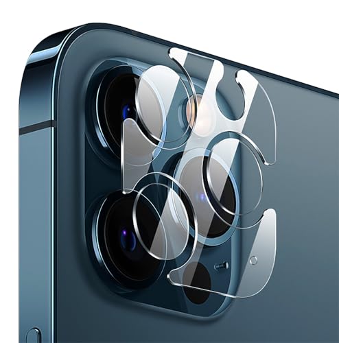 GIOPUEY Kamera Schutzglas Kompatibel mit iPhone 15 Pro Max, 4 Stück HD Kamera Glas Schutzfolie [Kratzfest] Camera Protector für iPhone 15 Pro von GIOPUEY
