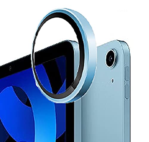 GIOPUEY [Kompletter Schutz Kameraschutz Kompatibel mit iPad Air 5, [Doppelter Schutz] Metall Ring + Schutzglas, Kameraschutz - Blue von GIOPUEY