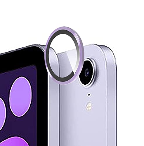 GIOPUEY [Kompletter Schutz Kameraschutz Kompatibel mit iPad Mini 6, [Doppelter Schutz] Metall Ring + Schutzglas, Kameraschutz - Purple von GIOPUEY