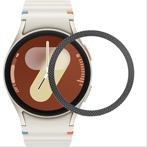 GIOPUEY Schutzring Kompatibel mit Samsung Galaxy Watch 7 40MM, Bezel Ring Bezel Styling Lünette Schutz hülle, Schutzring aus Aluminiumlegierung aus Metall - lx-Black GIOPUEY Schutzring Kompatibel mit Samsung Galaxy Watch 7 40MM, Bezel Ring Bezel Styling Lünette Schutz hülle, Schutzring aus Aluminiumlegierung aus Metall - lx-Black von GIOPUEY