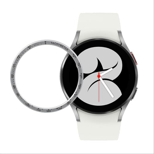 GIOPUEY Schutzring Kompatibel mit Samsung Galaxy Watch 7 44MM, Bezel Ring Bezel Styling Lünette Schutz hülle, Schutzring aus Aluminiumlegierung aus Metall - sd-Silver GIOPUEY Schutzring Kompatibel mit Samsung Galaxy Watch 7 44MM, Bezel Ring Bezel Styling Lünette Schutz hülle, Schutzring aus Aluminiumlegierung aus Metall - sd-Silver von GIOPUEY
