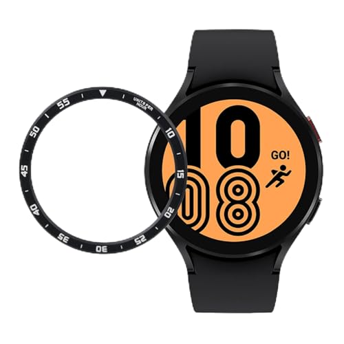 GIOPUEY Schutzring Kompatibel mit Samsung Galaxy Watch 7 44MM, Bezel Ring Bezel Styling Lünette Schutz hülle, Schutzring aus Aluminiumlegierung aus Metall - sj-Black GIOPUEY Schutzring Kompatibel mit Samsung Galaxy Watch 7 44MM, Bezel Ring Bezel Styling Lünette Schutz hülle, Schutzring aus Aluminiumlegierung aus Metall - sj-Black von GIOPUEY