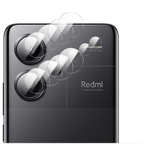 GIOPUEY [Ultra dünn 4 Stück Kameraschutz Kompatibel mit Redmi Note 13 Pro Plus, HD kamera Glas Schutzfolie [Kratzfest] Camera Protector für Redmi Note 13 Pro Plus von GIOPUEY