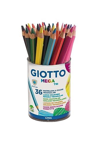 GIOTTO 936187 Buntstiftkasten 12 farbige Tempera von GIOTTO