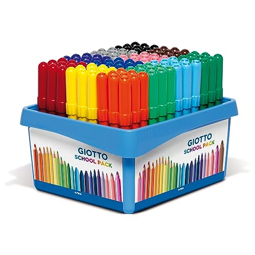 Giotto 5240 00 - Turbo Maxi 108-er Schulbox, farbig sortiert von GIOTTO