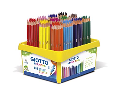 Giotto Schoolpack 526600 Buntstifte, 192 Stück von GIOTTO