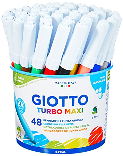 LYRA Giotto 5214 00 - Turbo Maxi Großpackung mit 48 Faserschreibern von GIOTTO