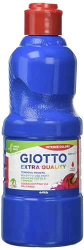 Zeile Boot Schule Tempera Giotto 500 ml. Liste für Ihre uso. lavable. ohne Gluten. Blau. von GIOTTO