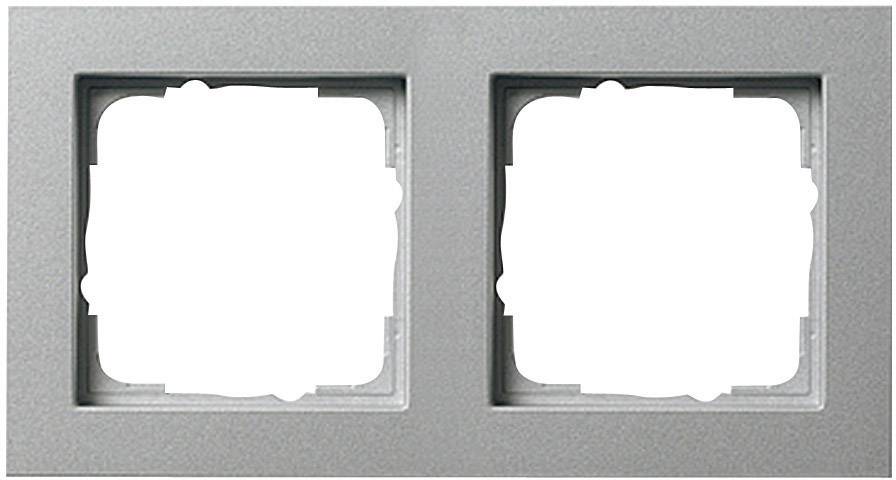 GIRA 021225 Abdeckrahmen 2fach E2 Farbe Alu GIRA 021225 Abdeckrahmen 2fach E2 Farbe Alu von GIRA Giersiepen GmbH & Co. KG