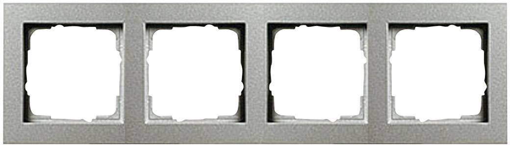 GIRA 021425 Abdeckrahmen 4fach E2 Farbe Alu GIRA 021425 Abdeckrahmen 4fach E2 Farbe Alu von GIRA Giersiepen GmbH & Co. KG