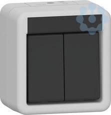 GIRA 310530 Wippschalter Serien WG AP IP44 Grau GIRA 310530 Wippschalter Serien WG AP IP44 Grau von GIRA Giersiepen GmbH & Co. KG