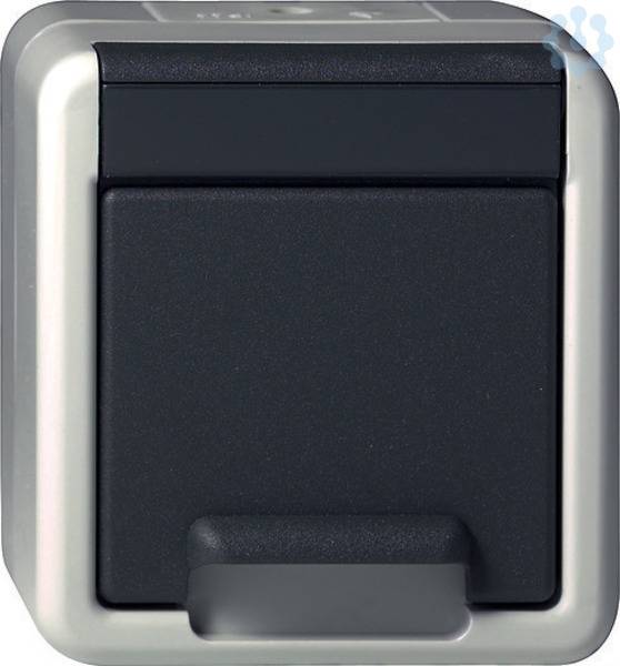GIRA 444030 SCHUKO-Steckdose Klappdeckel WG AP IP44 Grau GIRA 444030 SCHUKO-Steckdose Klappdeckel WG AP IP44 Grau von GIRA Giersiepen GmbH & Co. KG