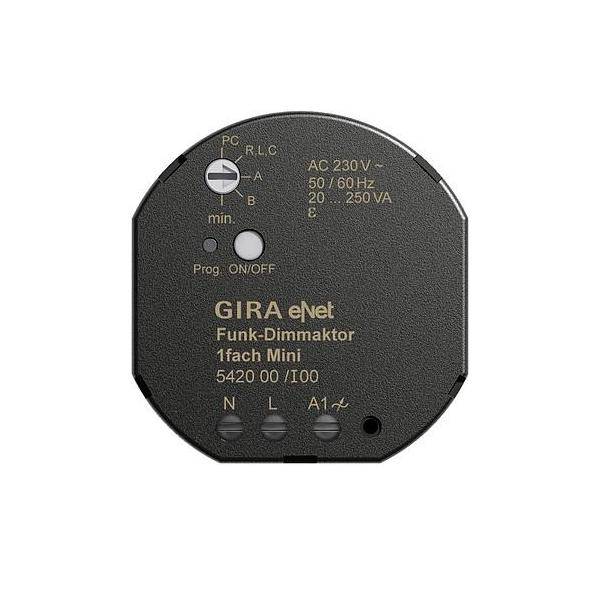 GIRA 542000 eNet Funk Dimmaktor 1fach Mini 20-250VA GIRA 542000 eNet Funk Dimmaktor 1fach Mini 20-250VA von GIRA Giersiepen GmbH & Co. KG