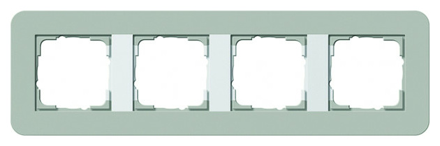 0214412 Abdeckr. 4f Gira E3 Grau/RW 0214412 Abdeckr. 4f Gira E3 Grau/RW von GIRA
