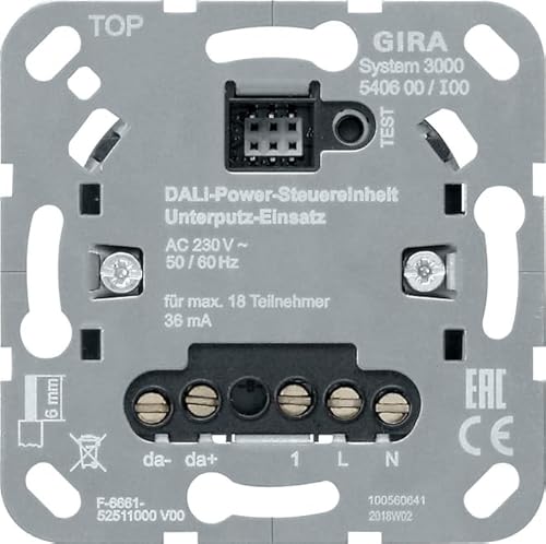 540600 S3000 DALI-Power-Steuereinheit UP GIRA 540600 von GIRA