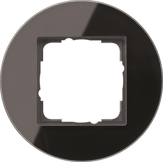 GIRA 0211135 0211135 Abdeckrahmen 1f Studio G Schwarz (211135) von GIRA