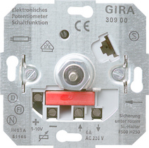 GIRA 030900 Dimmer Dimmer & Schalter Eingebaut Metallisch (030900) von GIRA