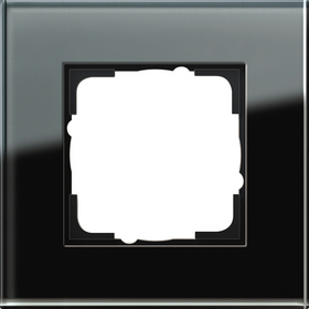 GIRA 1fach Rahmen Esprit, Standard 55, System 55 Schwarz 021105 (021105) von GIRA