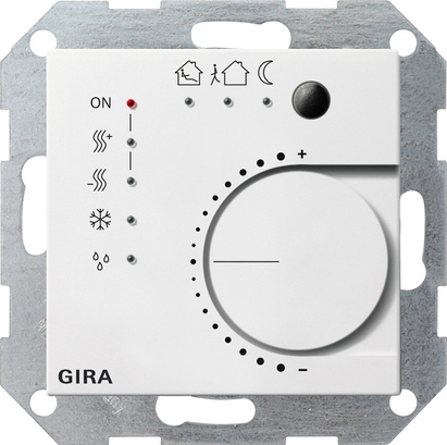 GIRA 210003 Thermostat Weiß (210003) von GIRA
