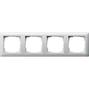 GIRA 4-fach Steckdosenrahmen weiß 29,5 x 8,1 cm GIRA 4-fach Steckdosenrahmen weiß 29,5 x 8,1 cm von GIRA