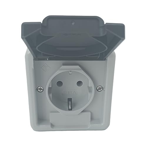 GIRA 444030 Steckdose mit Klappdeckel IP44 GIRA 444030 Steckdose mit Klappdeckel IP44 von GIRA
