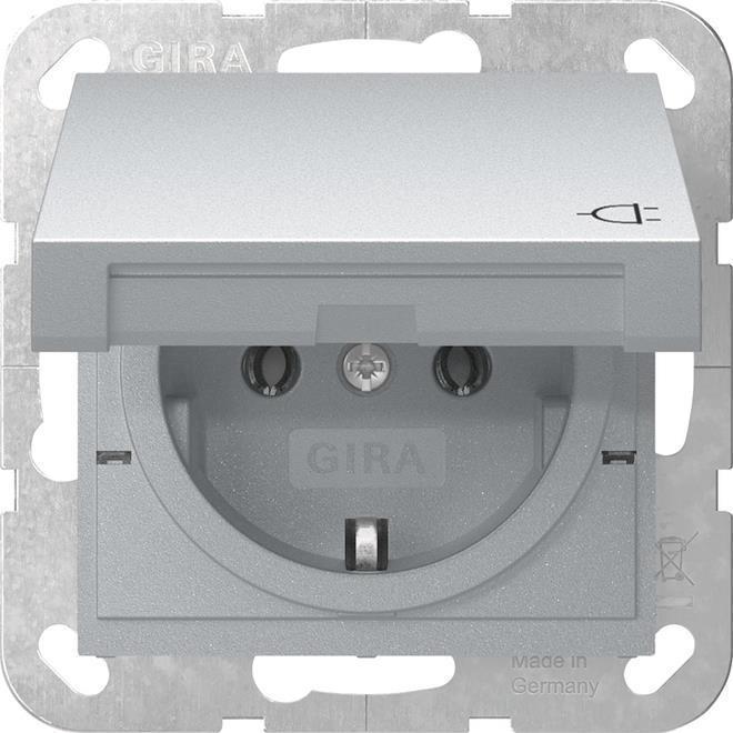 GIRA 445426 SCHUKO KD System 55 F Alu (445426) von GIRA