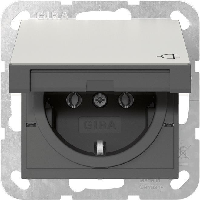 GIRA 4454600 SCHUKO KD System 55 Edelsta (4454600) von GIRA