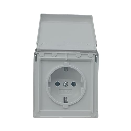 GIRA 445466 Steckdose reinweiß glänzend mit Klappdeckel IP44 GIRA 445466 Steckdose reinweiß glänzend mit Klappdeckel IP44 von GIRA